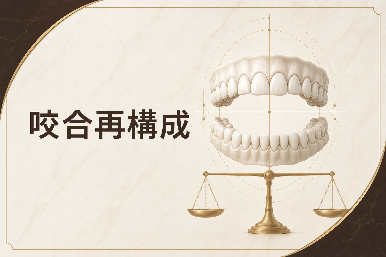 咬合再構成とは？名古屋で噛み合わせを立て直す【完全ガイド】