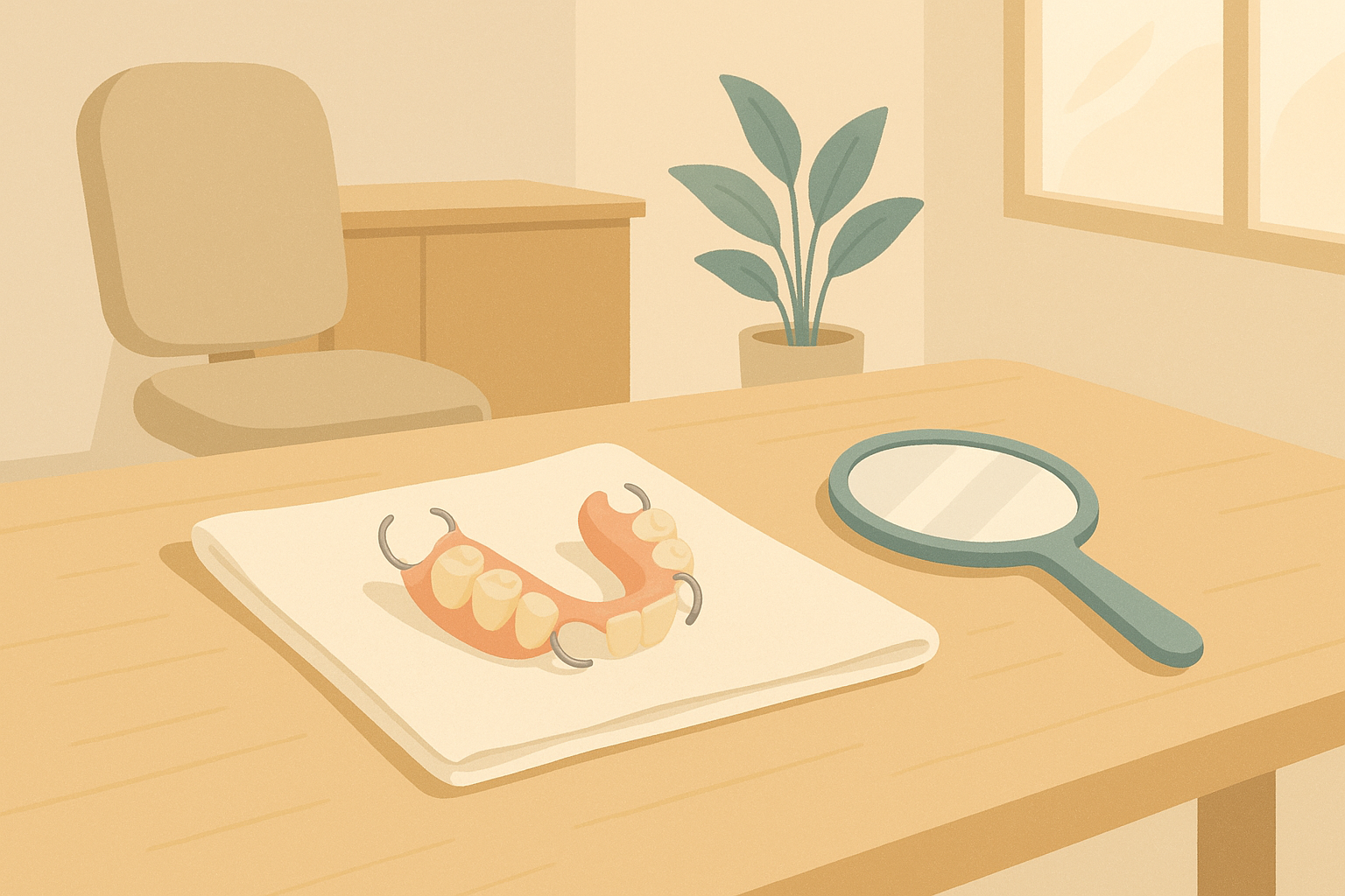 作ったばかりの入れ歯が合わないときの選択肢