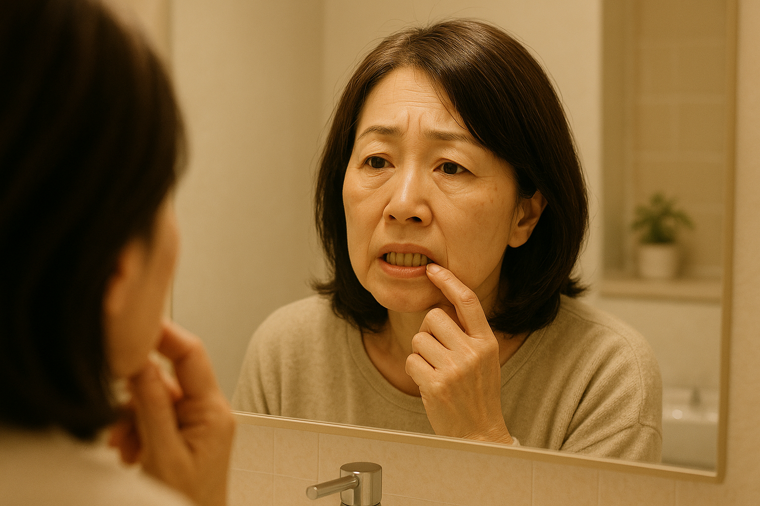 治療後の歯ぐきの腫れ・フィステル